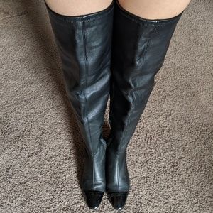 Zara over knee boots